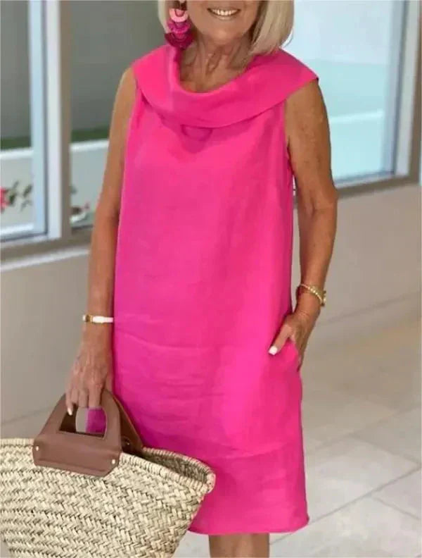 Stella - Elegante linnen zomerjurk voor vrouwen