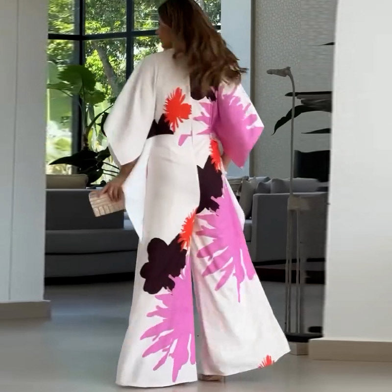Séverine - Gebloemde jumpsuit voor dames