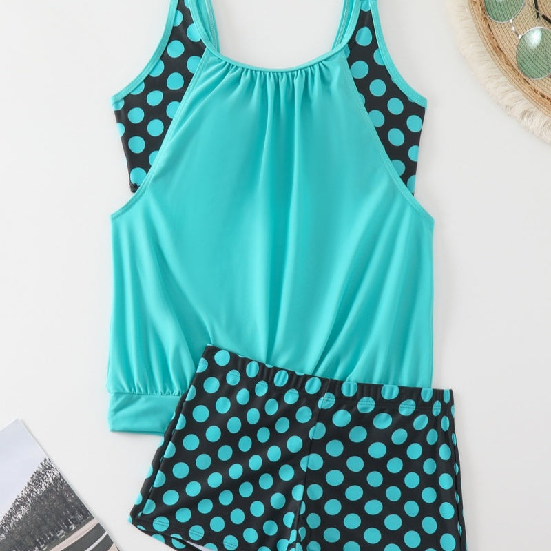 Hesoria - Dames bikini met hoge taille en stippen voor zomerstrand