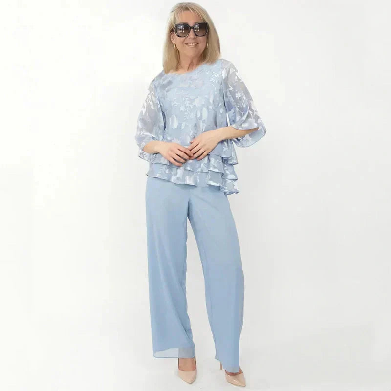 Nila – Elegante Chiffon Set