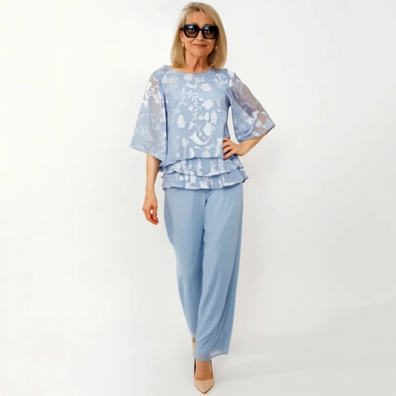 Nila – Elegante Chiffon Set