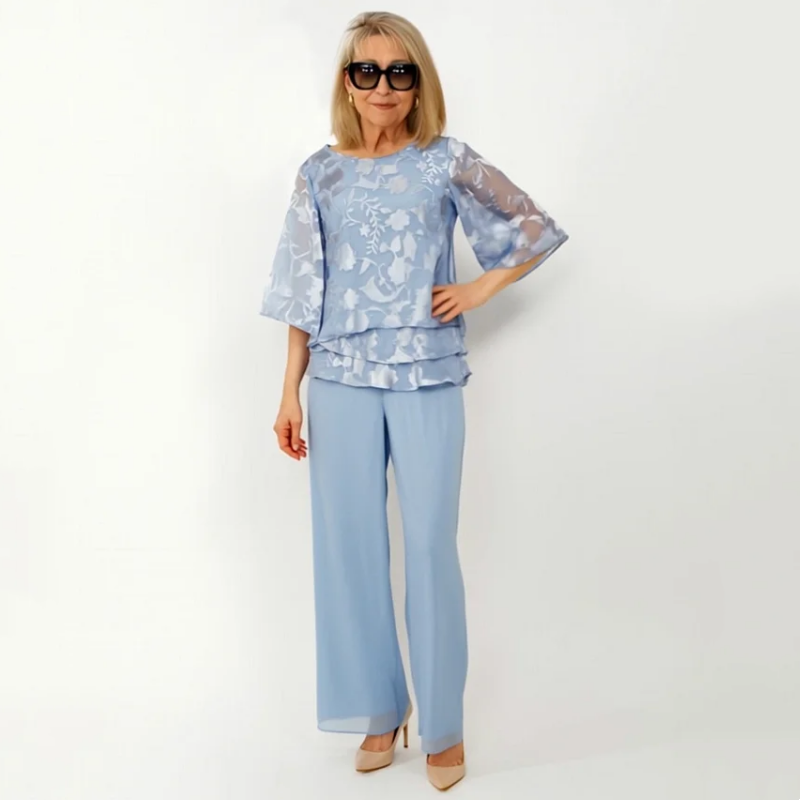 Nila – Elegante Chiffon Set