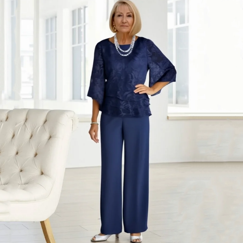 Nila – Elegante Chiffon Set