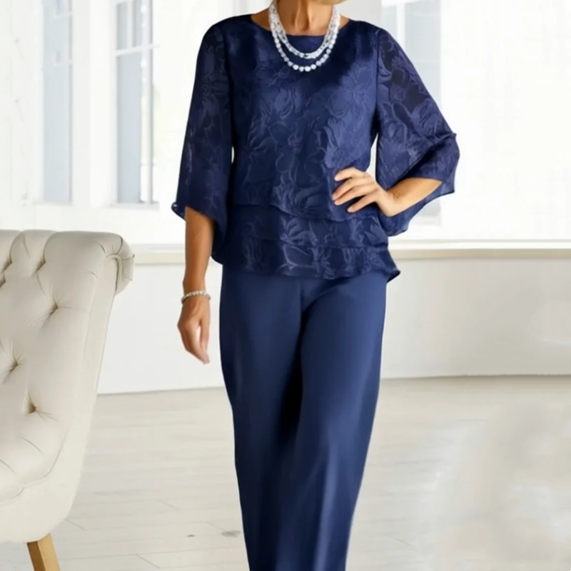 Nila – Elegante Chiffon Set