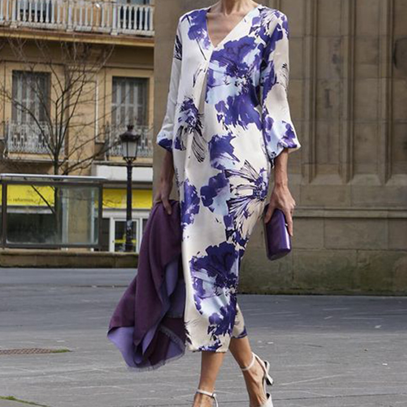 Ariadne - Elegante Lila Maxi Dress