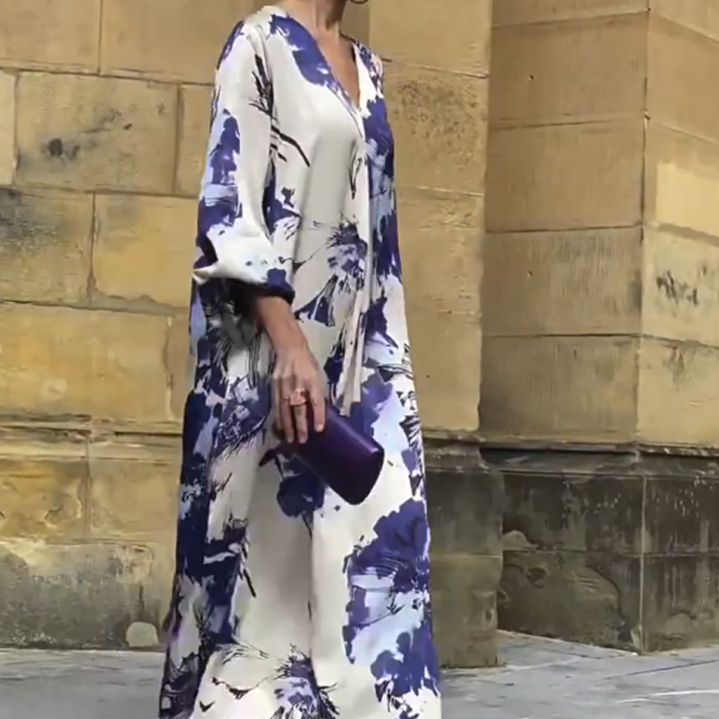 Ariadne - Elegante Lila Maxi Dress