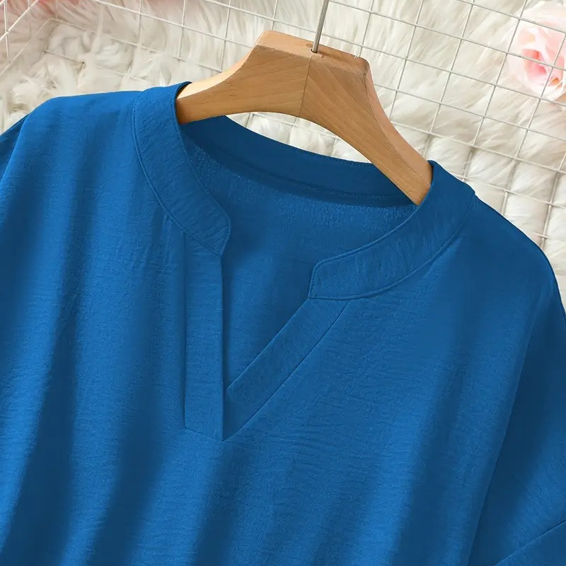 Sylmira - Elegante Losse Blouse met V-hals