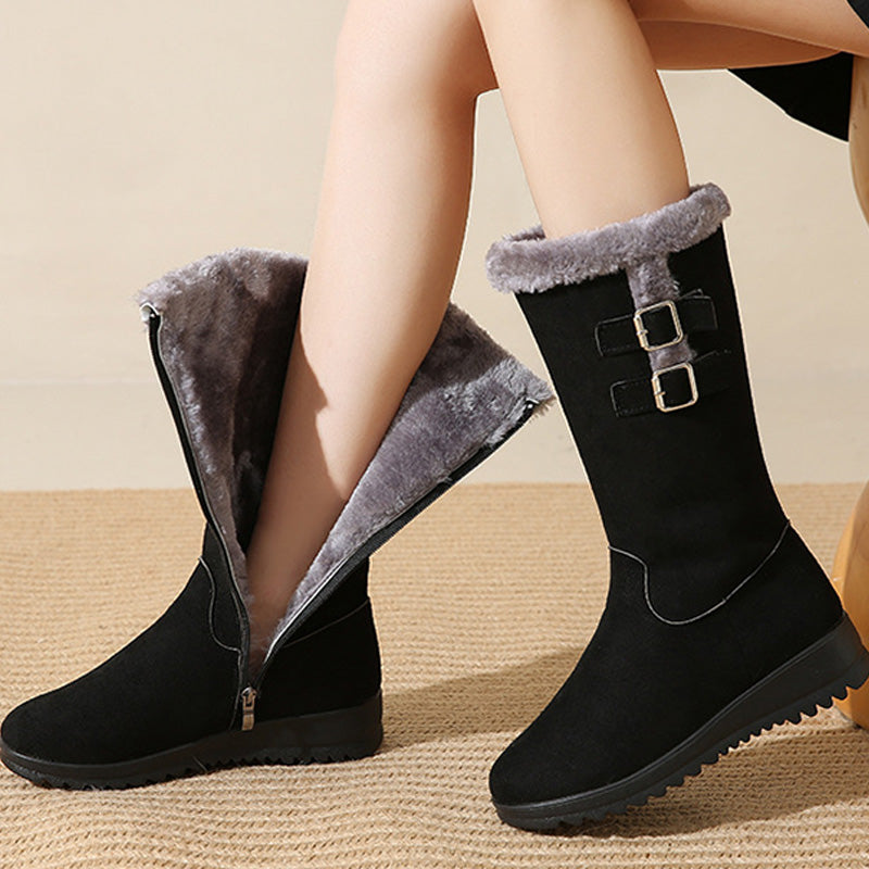 Marilysse - Dames Sneeuwlaarzen Halverwege de Kuit Warmte & Elegantie