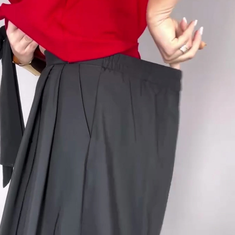 Pelyne - Elegante 2-delige set bestaande uit een top en een effen rok voor dames
