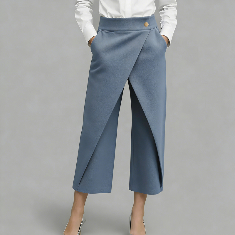 Sorelia - Vrouwenrokbroek met portefeuille-effect en zakken