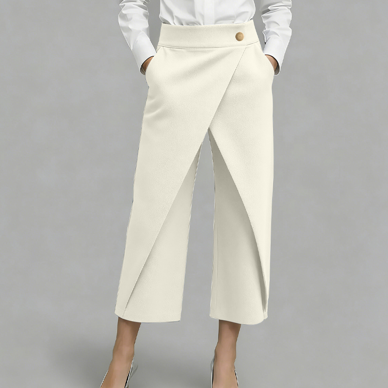 Sorelia - Vrouwenrokbroek met portefeuille-effect en zakken