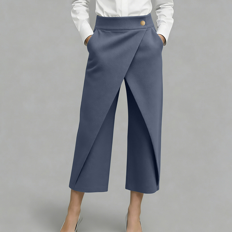 Sorelia - Vrouwenrokbroek met portefeuille-effect en zakken