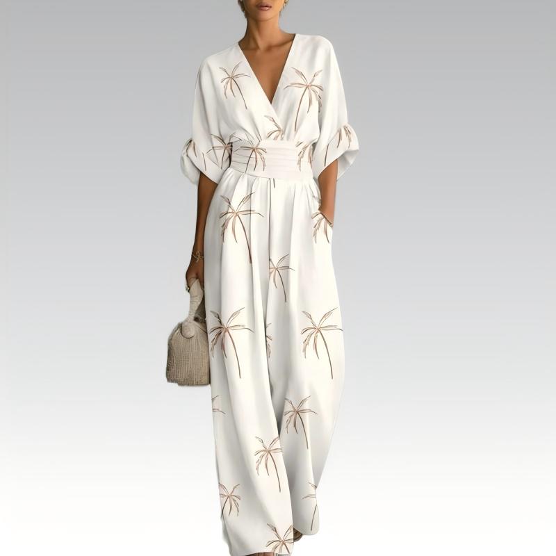 Nevina - Dames jumpsuit met V-hals