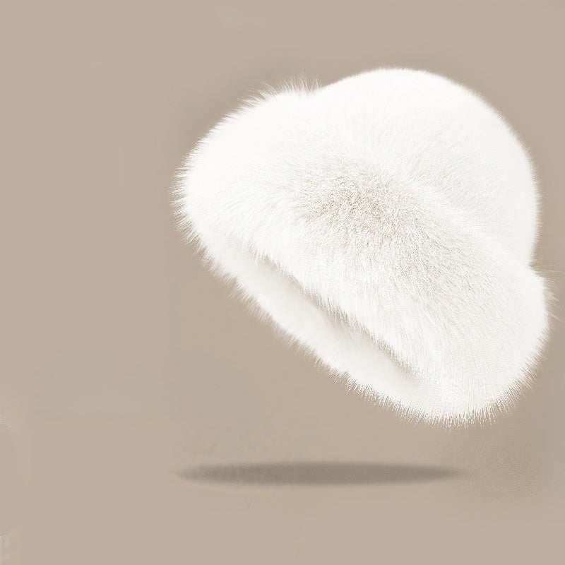 Odet - Set van muts en sjaal voor dames in nepbont voor de winter