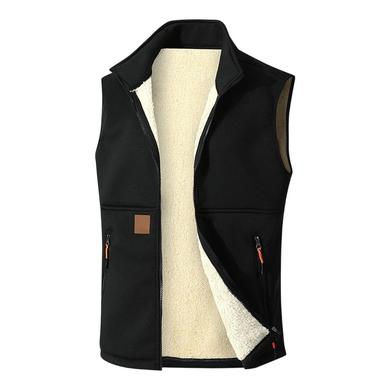 Ninette - Dames gilet met rits, gevoerd met pluche