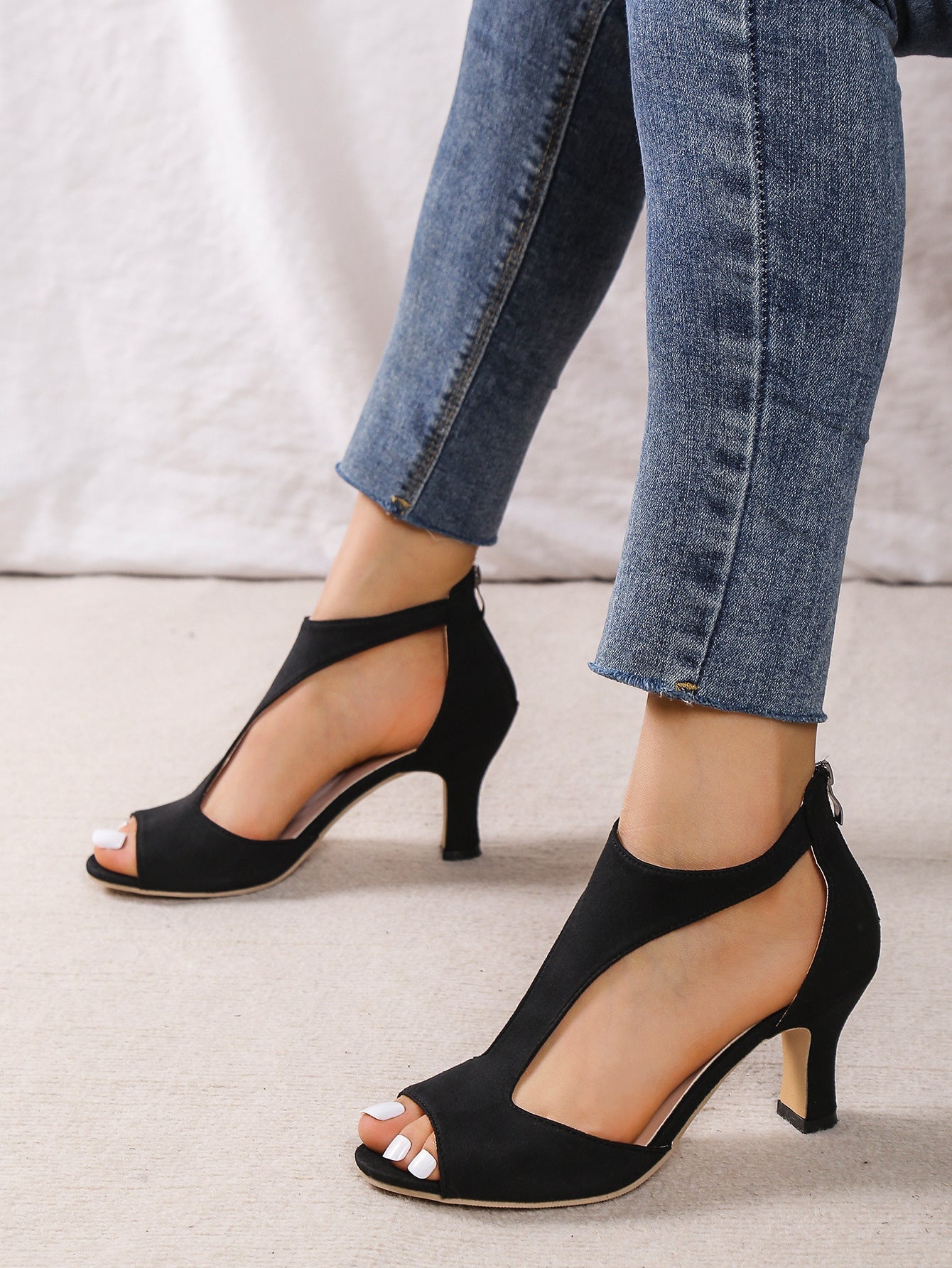 Mona - Orthopedische Leren Hoge Hakken - Comfort en Elegantie voor Elke Stap