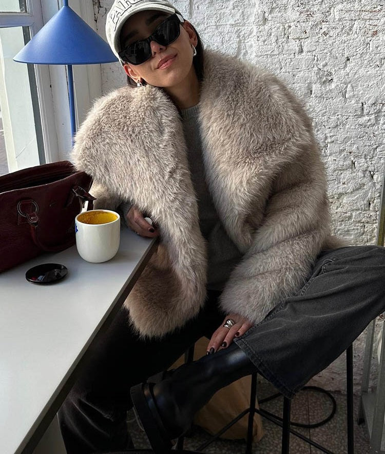 Amelie - Faux Fur Jas voor vrouwen